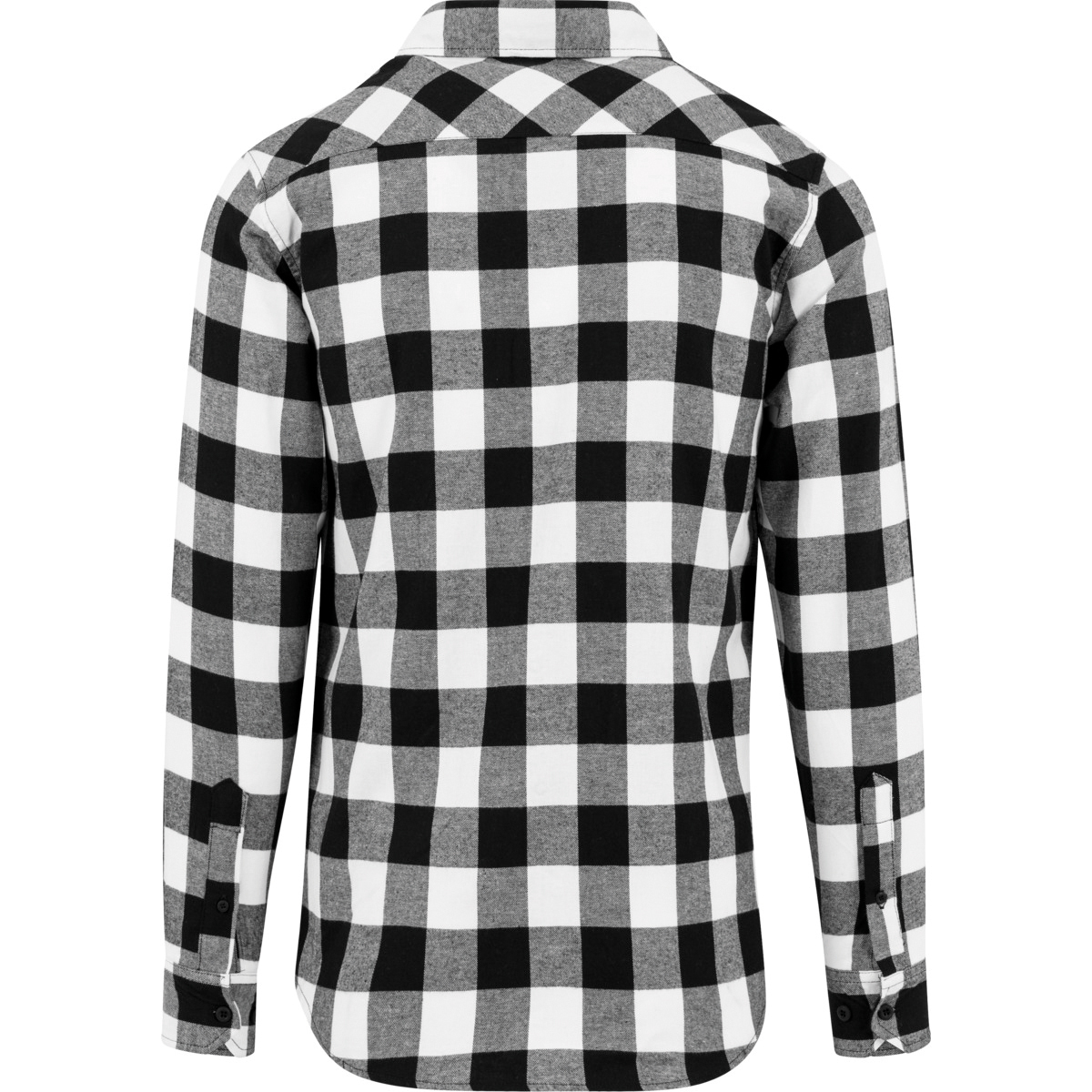 by031-2-back-build-your-brand-checked-flannel-shirt-digital BUILD YOUR BRAND Checked Flannel Shirt | BY031