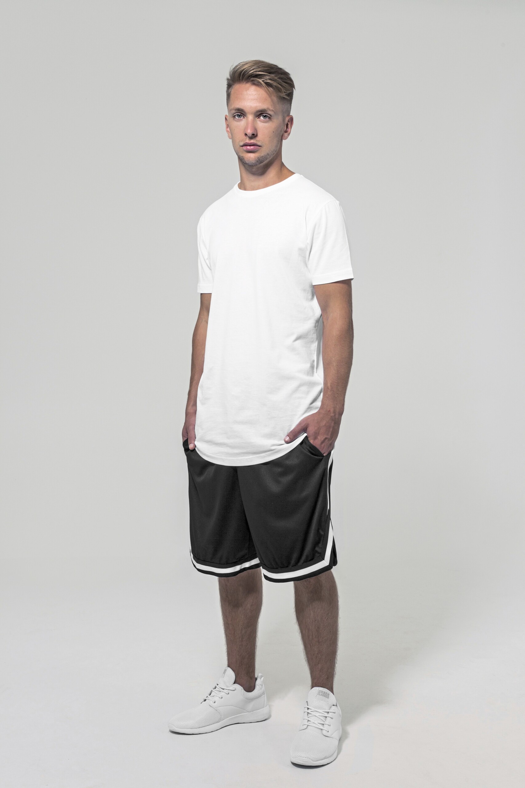 by047-build-your-brand-two-tone-mesh-shorts-digital BUILD YOUR BRAND Two-tone Mesh Shorts | BY047