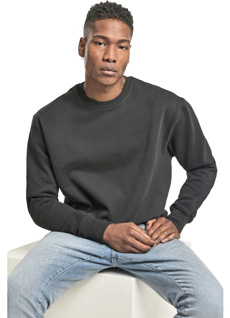 BUILD YOUR BRAND Premium Oversize Crewneck Sweatshirt | BY120