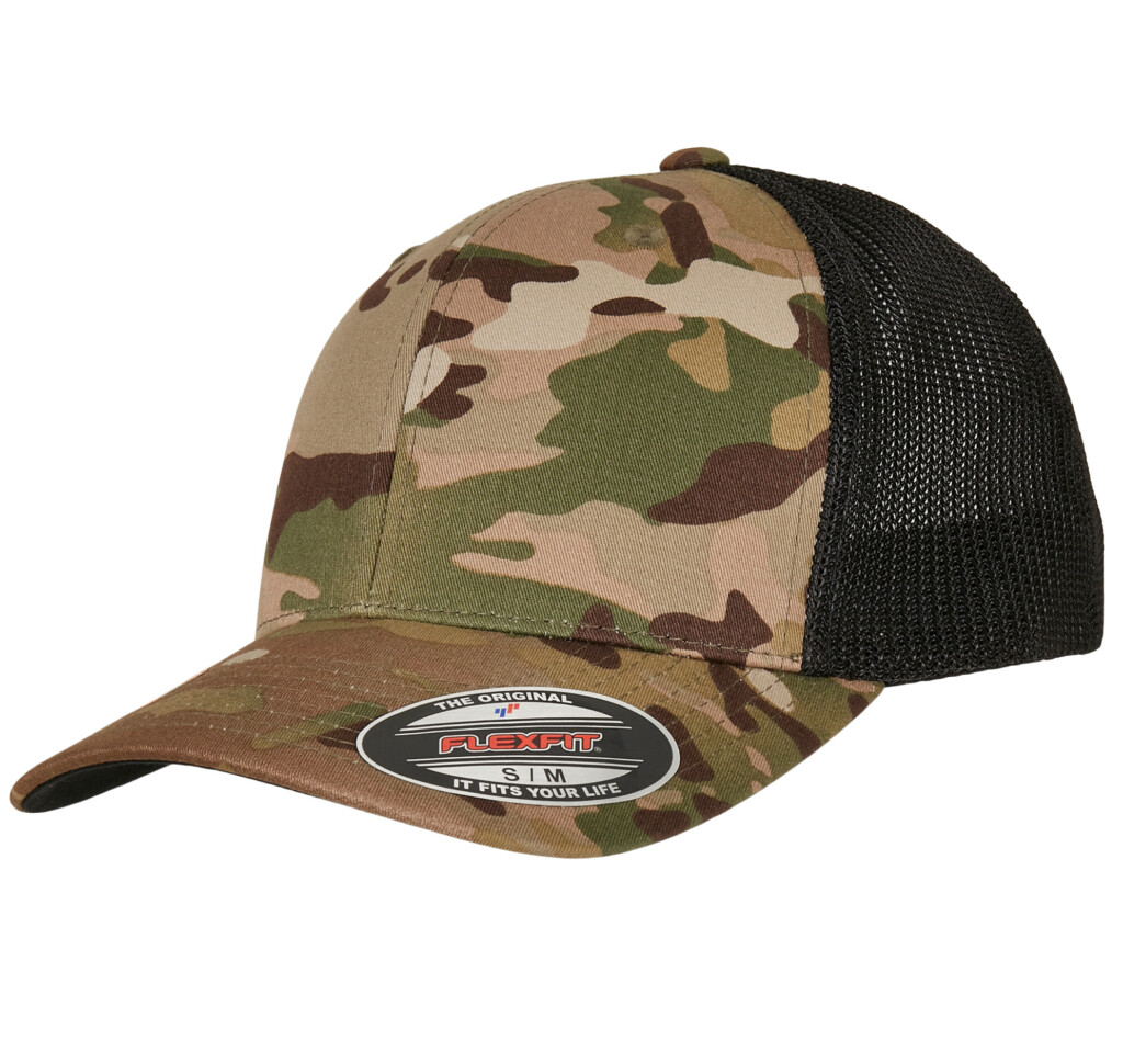 FLEXFIT Multicam Trucker Mesh Cap | FX6511MC