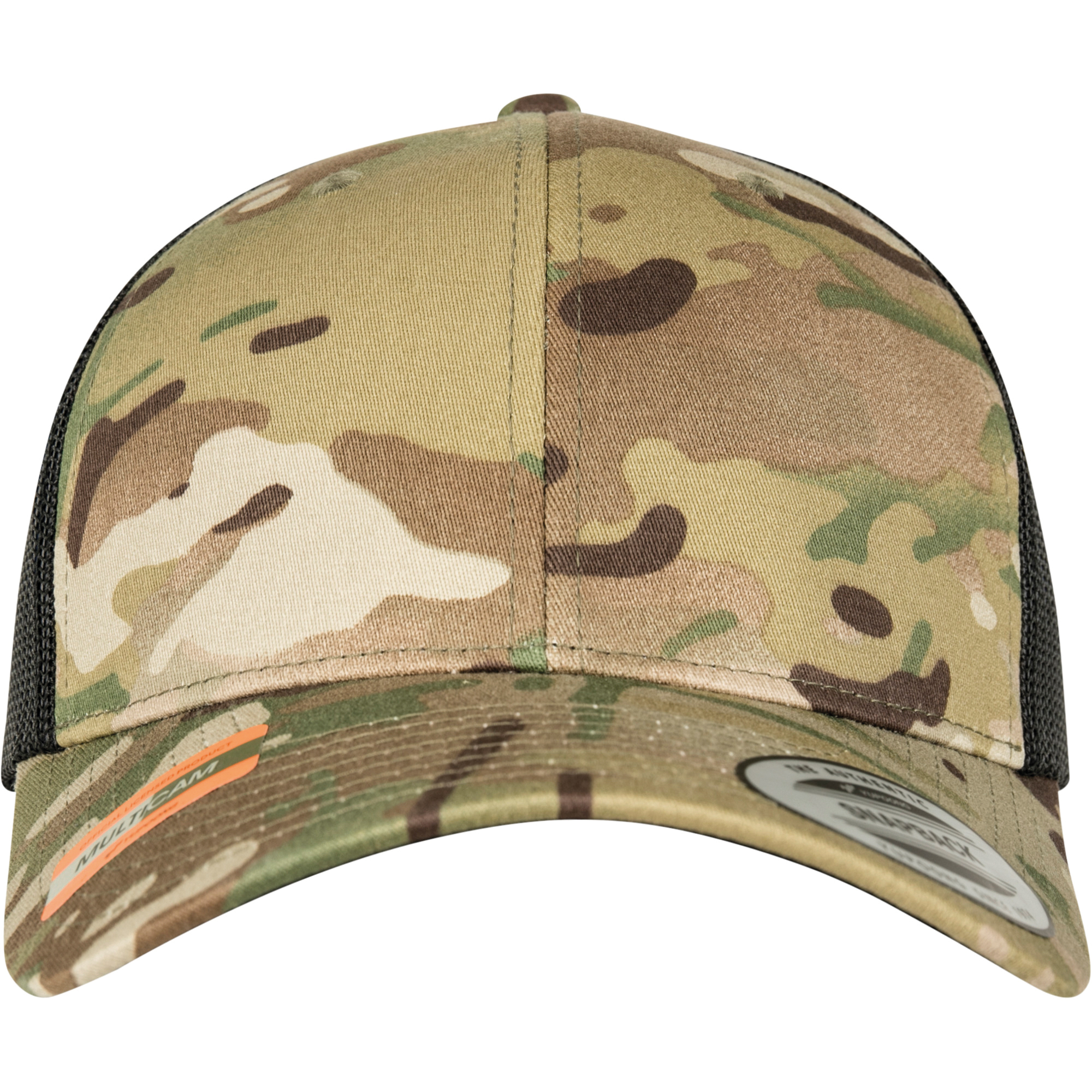 fx6606mc-5-detail-flexfit-retro-trucker-multicam-cap-digital FLEXFIT Retro Trucker Multicam Cap | FX6606MC
