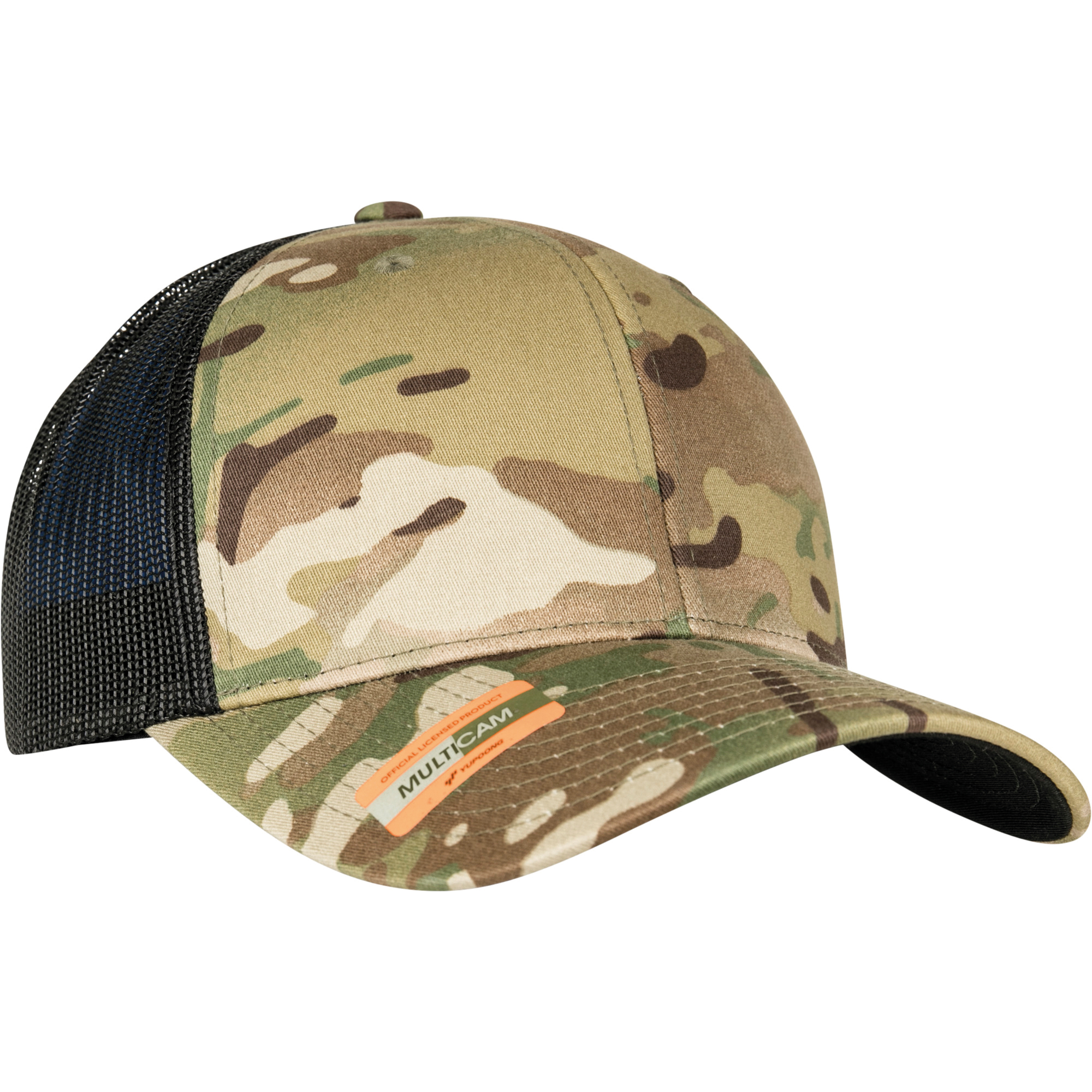 fx6606mc-6-detail-flexfit-retro-trucker-multicam-cap-digital FLEXFIT Retro Trucker Multicam Cap | FX6606MC