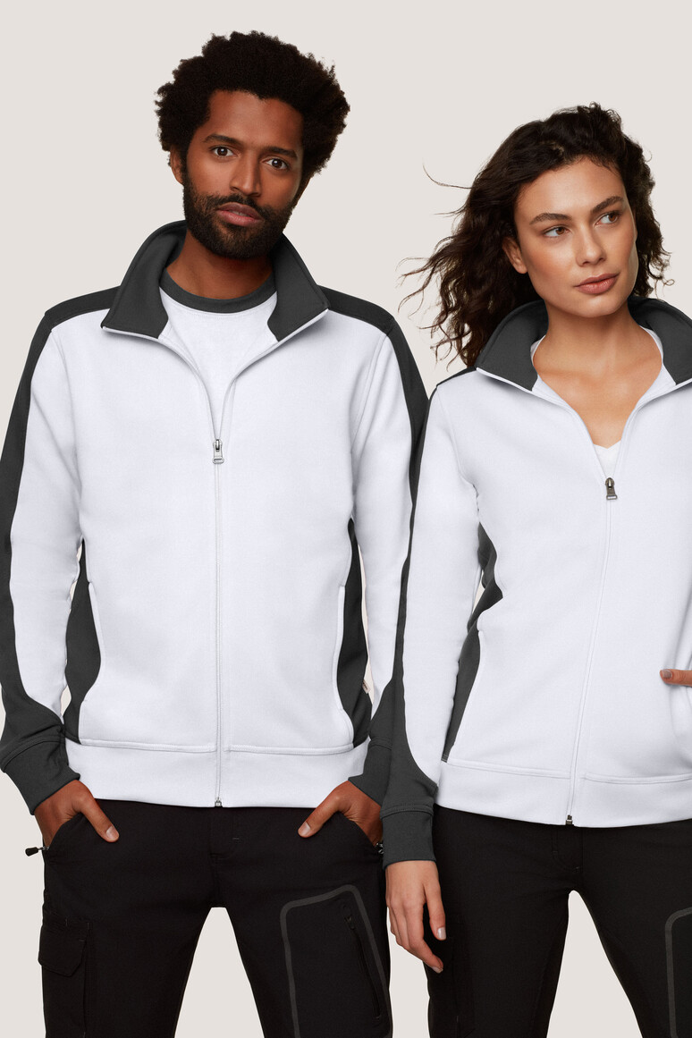 HAKRO Damen Sweatjacke Contrast MIKRALINAR® HAKRO Damen Sweatjacke Contrast MIKRALINAR® | HK277