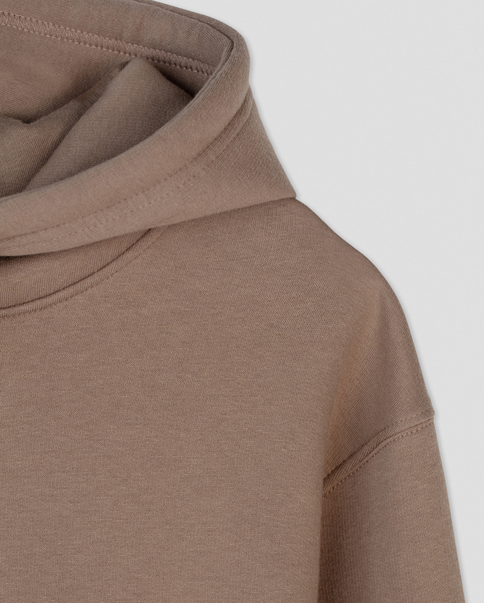 Kapuzenpullover Made in EU / 340g/m², latte-brown / Detail 2 Kapuzenpullover Made in EU / 340g/m², latte-brown / Detail 2