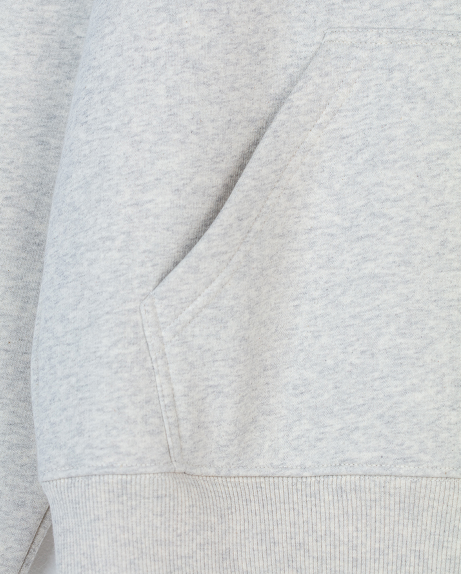 Kapuzenpullover Made in EU / light-grey, Detail 3 / 340g/m² Kapuzenpullover Made in EU / light-grey, Detail 3 / 340g/m²