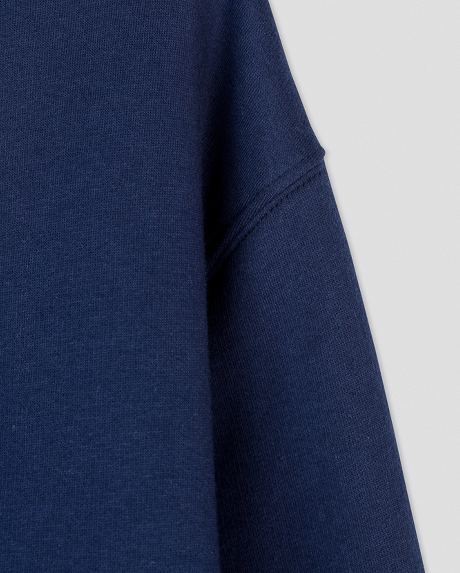 Sweatshirt aus Bio-Baumwolle, Made in EU, navy-blue, Detail 2 Sweatshirt aus Bio-Baumwolle, Made in EU, navy-blue, Detail 2