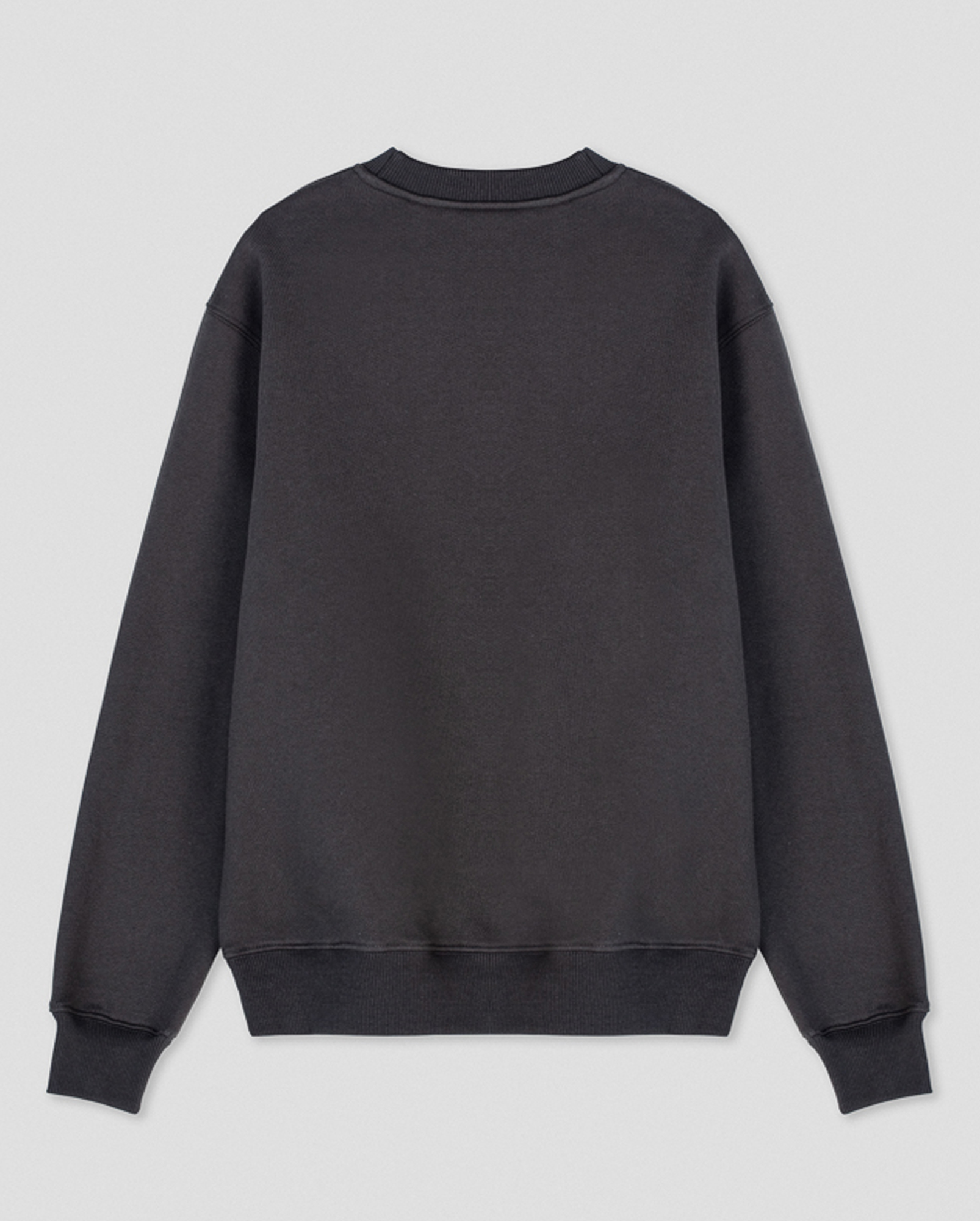 Sweatshirts Made in Portugal, 100% Bio-Baumwolle, charcoal, back Sweatshirts Made in Portugal, 100% Bio-Baumwolle, charcoal, back