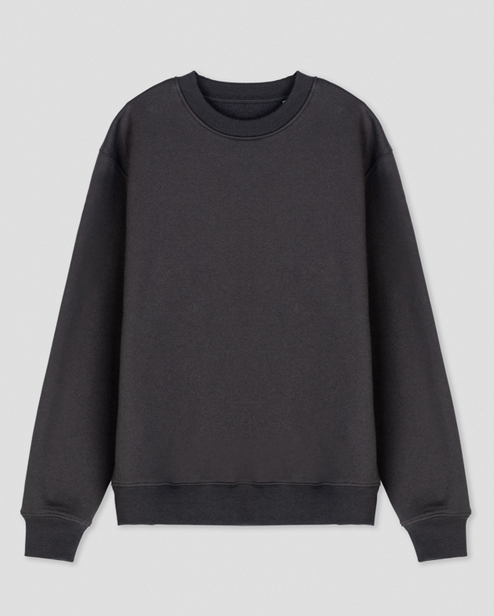 Sweatshirts Made in Portugal, 100% Bio-Baumwolle, charcoal, front Sweatshirts Made in Portugal, 100% Bio-Baumwolle, charcoal, front