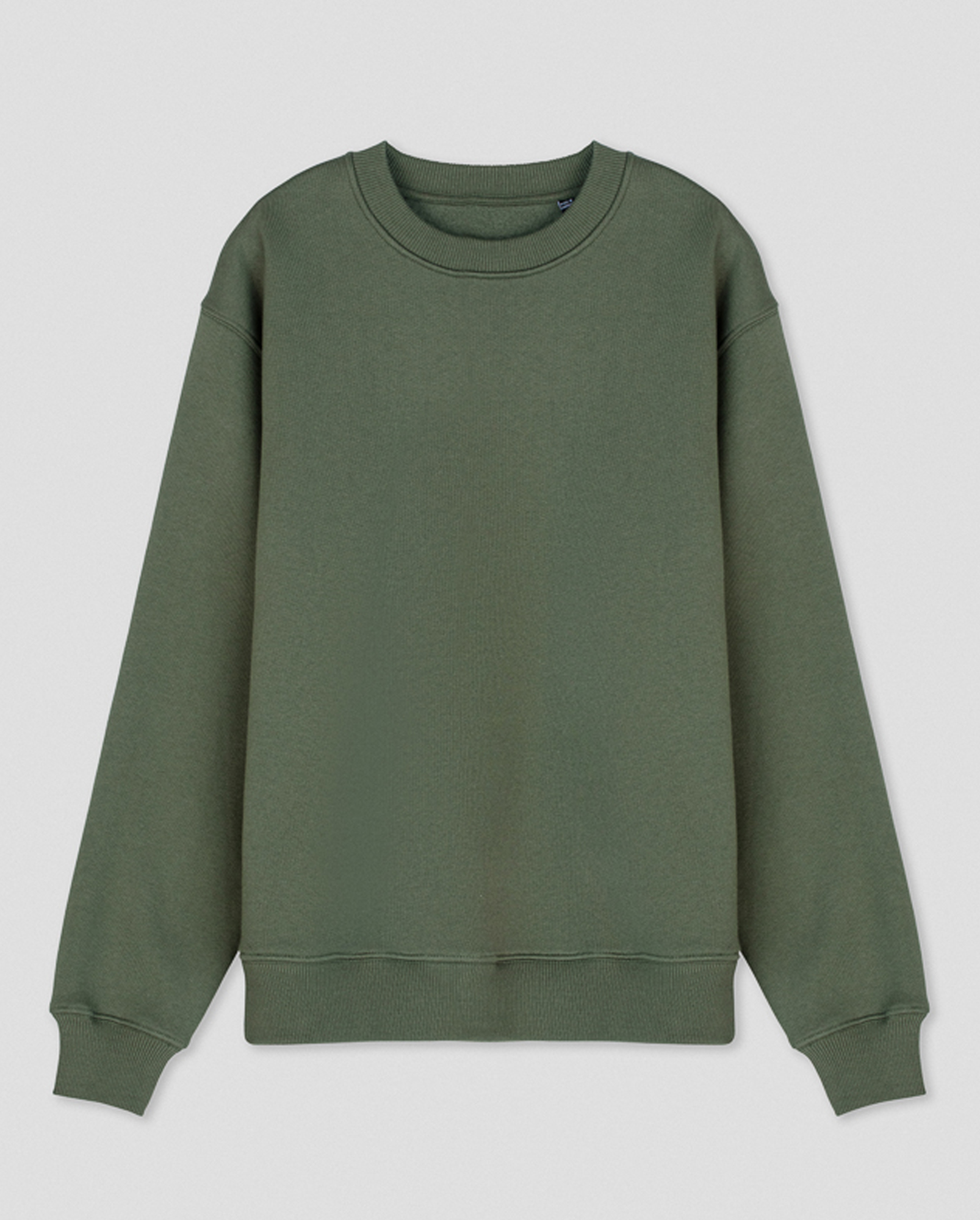 Sweatshirts Made in Portugal, 100% Bio-Baumwolle, military-green, front Sweatshirts Made in Portugal, 100% Bio-Baumwolle, military-green, front