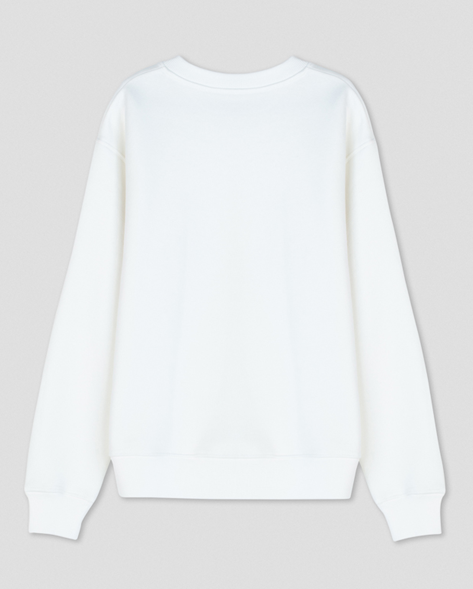 Sweatshirts Made in Portugal, 100% Bio-Baumwolle, off-white / back Sweatshirts Made in Portugal, 100% Bio-Baumwolle, off-white / back