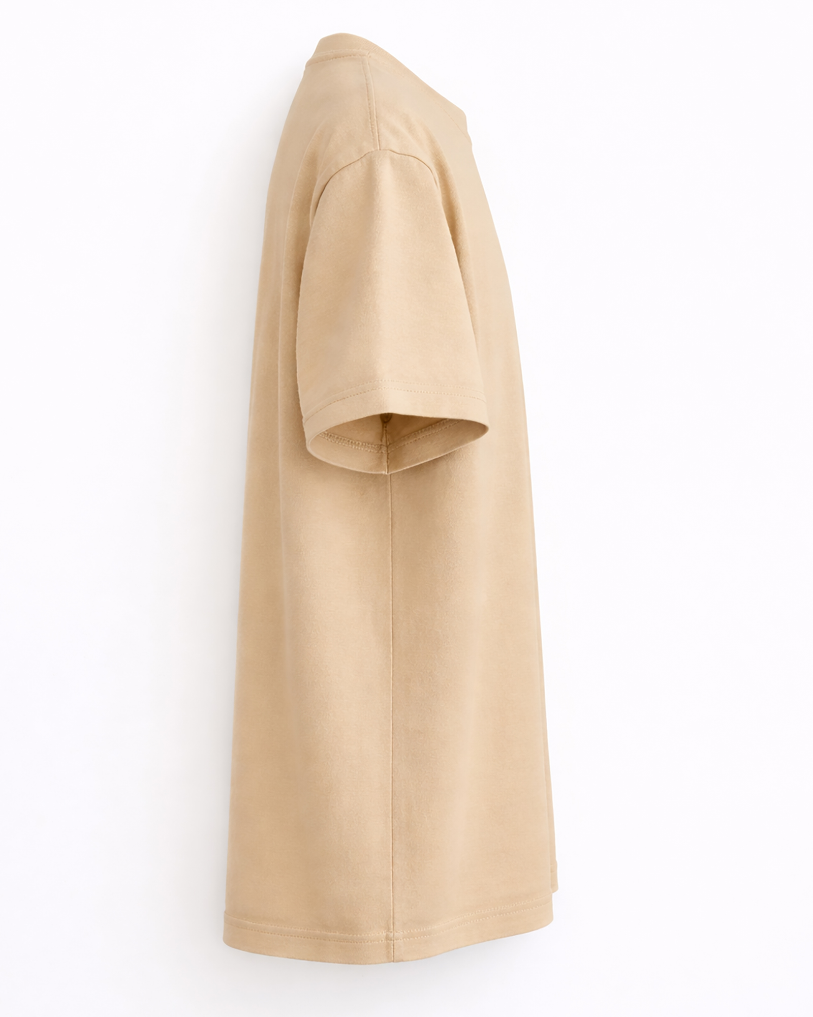 T-Shirts Made in Portugal - Seitliche Ansicht / Farbe Beige T-Shirts Made in Portugal - Seitliche Ansicht / Farbe Beige