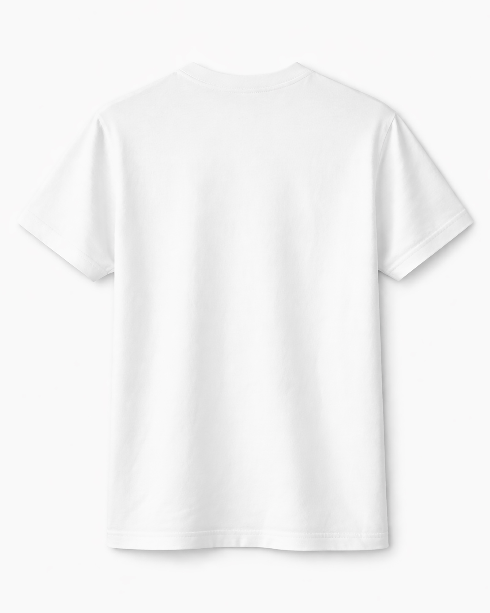 T-Shirt Produktion Portugal / Farbe weiß - Back T-Shirt Produktion Portugal / Farbe weiß - Back